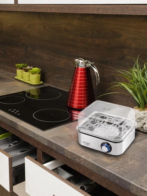 Zierëse vezësh, Adler, AD 4486, deri 8 vezë, 500W max 800W, metal, argjendtë