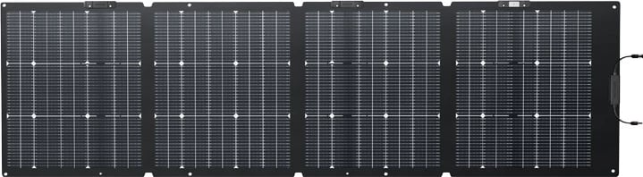 Panel diellor EcoFlow 220W NextGen, palosshëm, bifacial, i zi