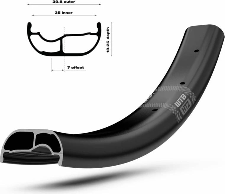 Rrathë biçiklete WTB për meshkuj, 27.5 inç