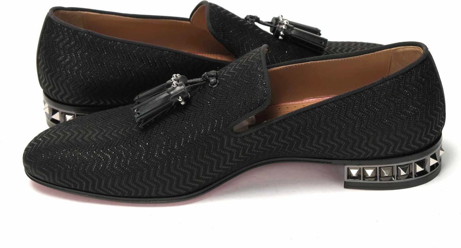 Black Marpyramidetassel Flat Shoes