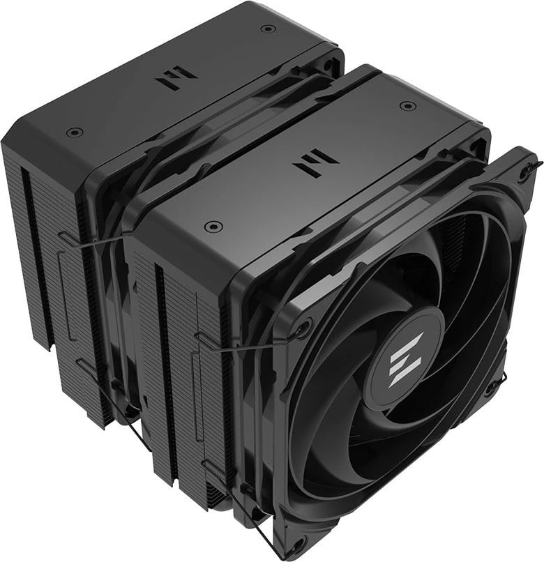 Ftohës procesori Zalman CNPS14X DUO, 2 ventilatorë, për LGA115X/LGA1200/LGA1700/AM3/AM4/AM5, i zi
