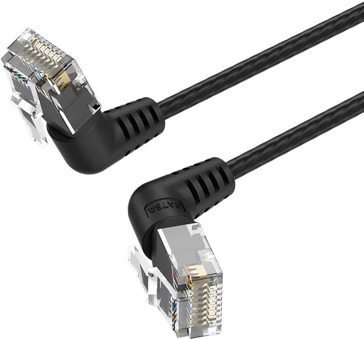 Kabllo rrjeti Vention IBOBJ, Cat.6, 5m, RJ45, e zezë