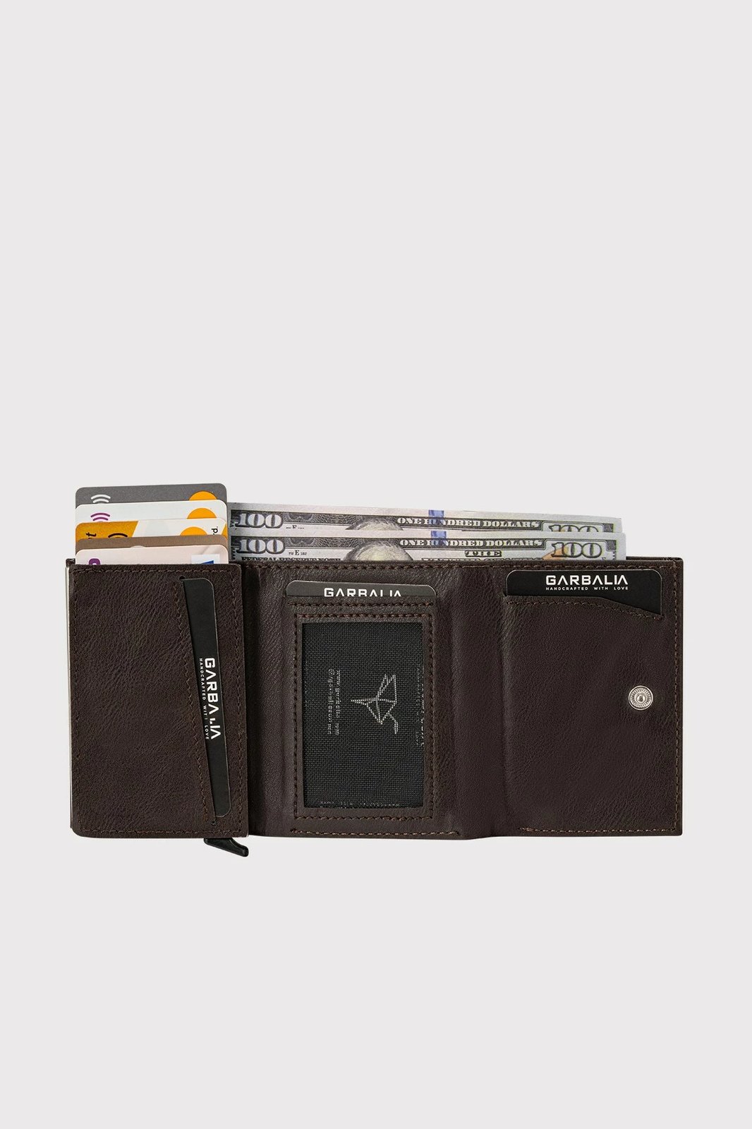 Portofol unisex Zoozie Bags, Malta, ngjyrë kafe