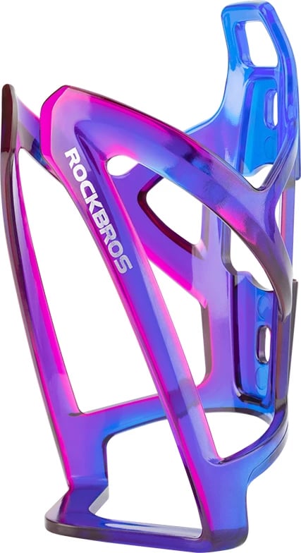 Mbajtës shishe për biçikletë Rockbros FK338, PC, blu dhe vjollcë
