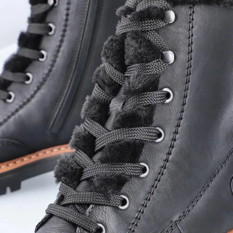 Çizme femra Rieker, të zeza