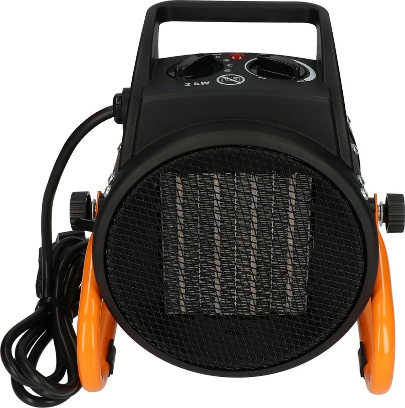 Ngrohës elektrik, PRIME3 TEH21, 2000 W, 3 nivele, element qeramik PTC, kabllo 1.8 m, i zi/portokalli