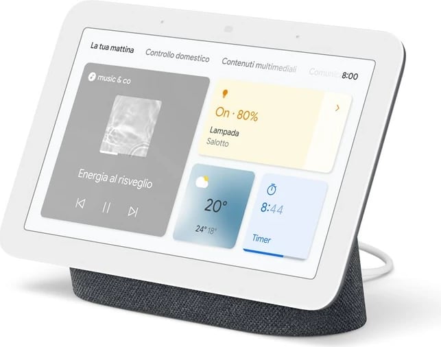 Google Nest Hub (Gen 2), 7", Charcoal