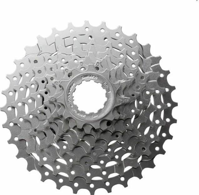 Kasetë biçiklete Shimano për meshkuj, argjendtë