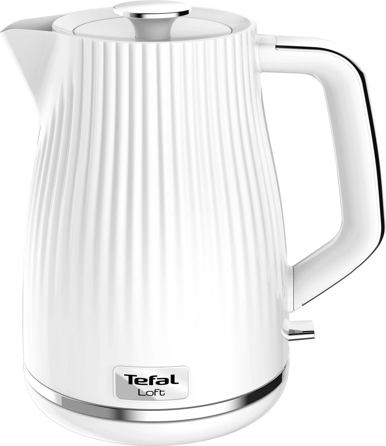 Çajnik elektrik Tefal KO250130 Loft, 1.7L, 2400W, i bardhë