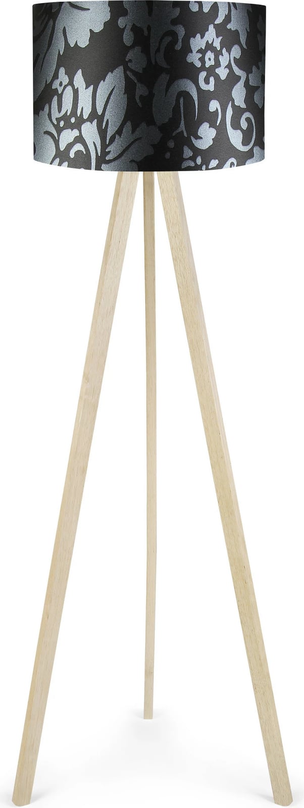 Llambë dyshemeje Opviq, AYD-1216, moderne, e zezë/gri/kafe, 38x140cm