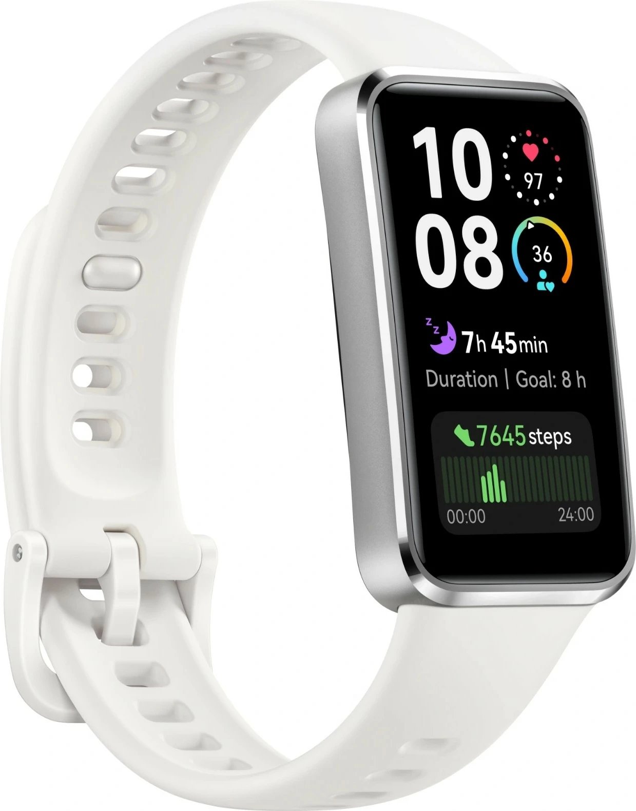 Smartwatch HUAWEI Band 10, AMOLED 1.47 inç, 14 ditë bateri, bardhë