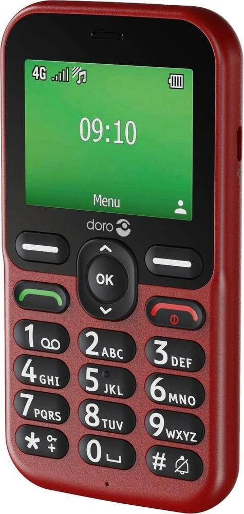 Celular Doro Leva E10 LTE, i kuq