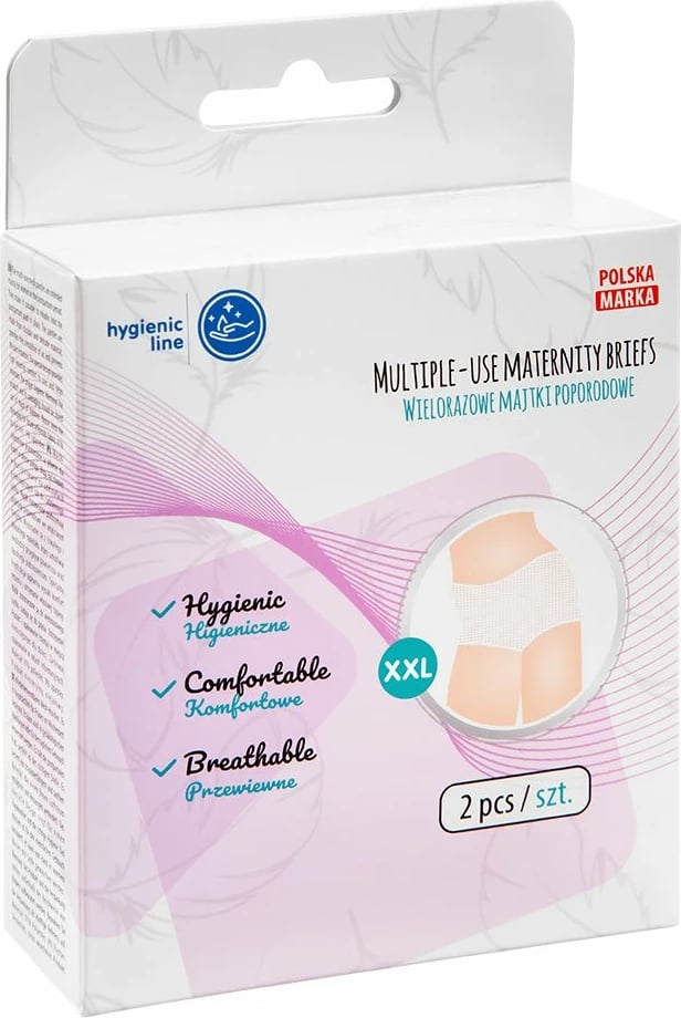 mbathje paslindjeje të ripërdorshme Akuku, madhësi XXL, të bardha, set 2 copë