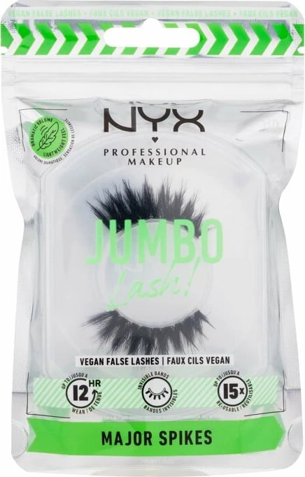 Qerpikë të rremë për femra NYX Professional Makeup Jumbo Lash! Major Spikes, 1 copë