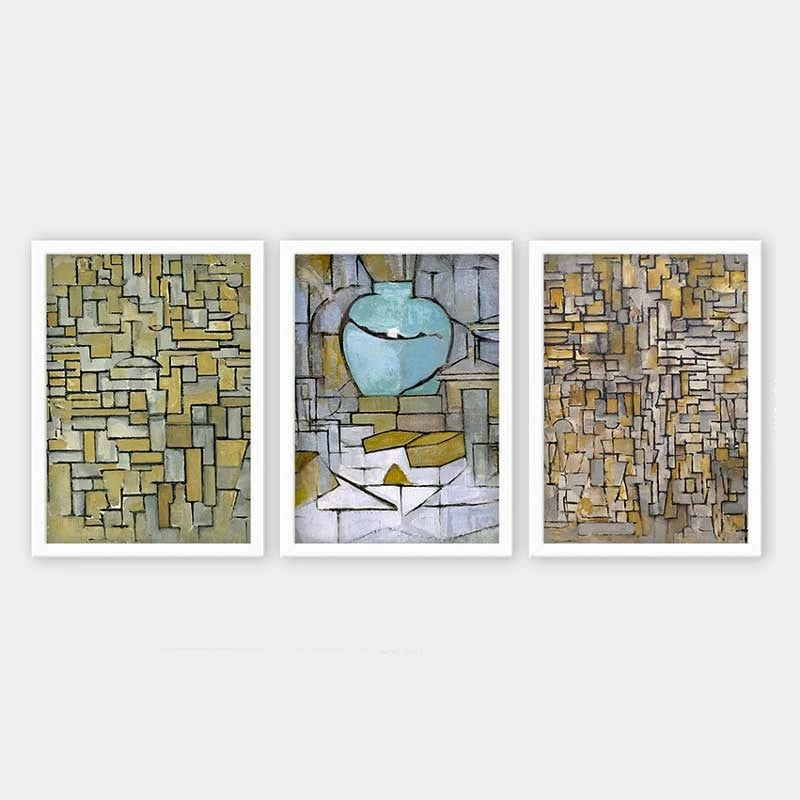 Pikturë dekorative me kornizë (3 copë), Wallity, 3BC_UN3894486_5575