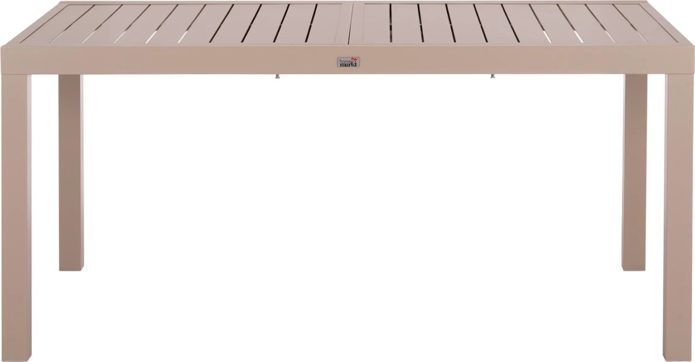 Tavolinë ngrënieje e zgjatshme KRUM, alumin, ngjyrë kapuçino, FH6277.04, 160-240x90x73cm