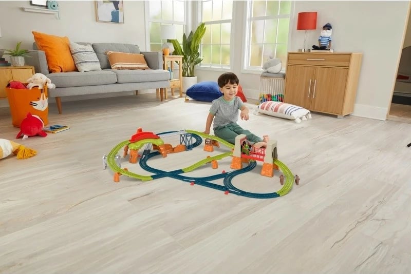 Set hekurudhor lodër Fisher Price Thomas & Friends Percy 6-in-1, shumëngjyrësh Set hekurudhor lodër Fisher Price Thomas & Friends Percy 6-in-1, shumëngjyrësh