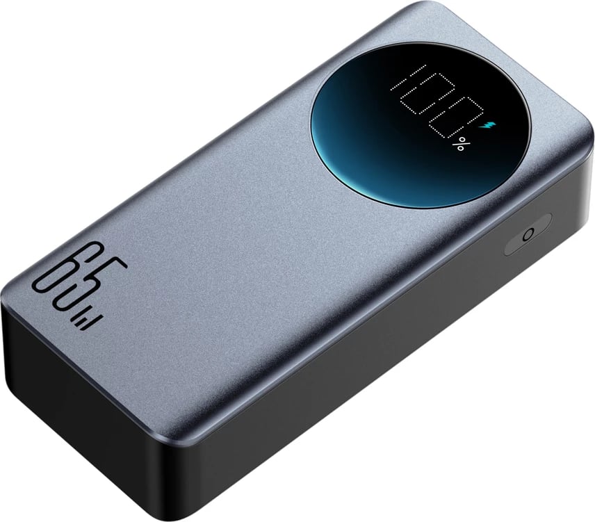 Power bank Joyroom JR-PBF05, 30000mAh, 65W, me ekran dixhital, e zezë