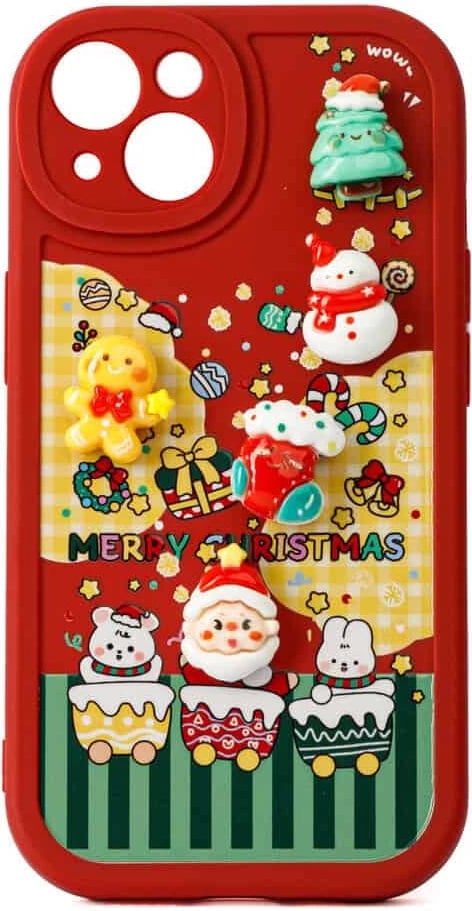Fotroll për telefon TECH TIME Christmas Edition Cherry Red (IP11PROMAX)