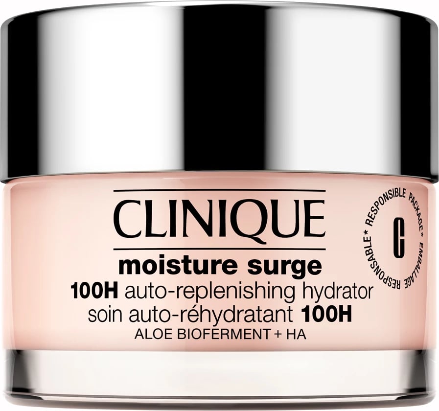 Krem xhel hidratues fytyre Clinique Moisture Surge 100H Auto-Replenishing Hydrator për femra 50ml
