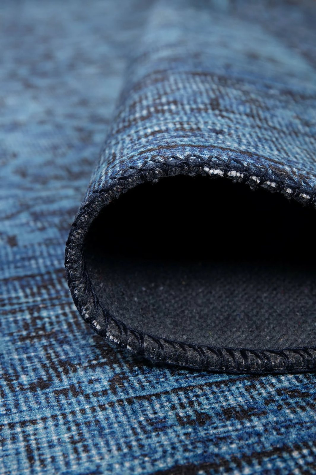 Qilim Conceptum Hypnose, Folk Chenille, ngjyrë kaltër, 210x310cm