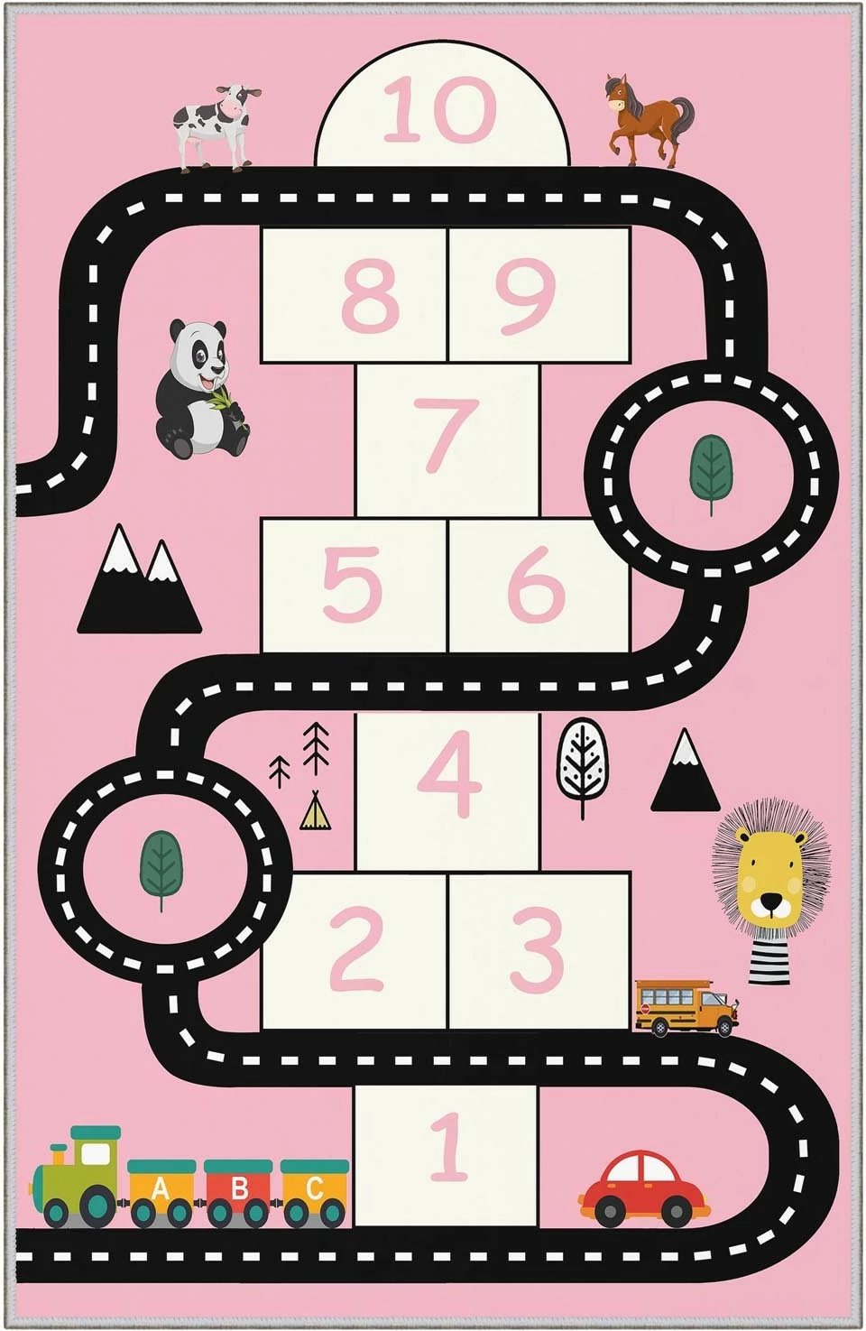 Qilim për fëmijë, shumëngjyrësh, Conceptum Hypnose, HMNT473, 80x120cm