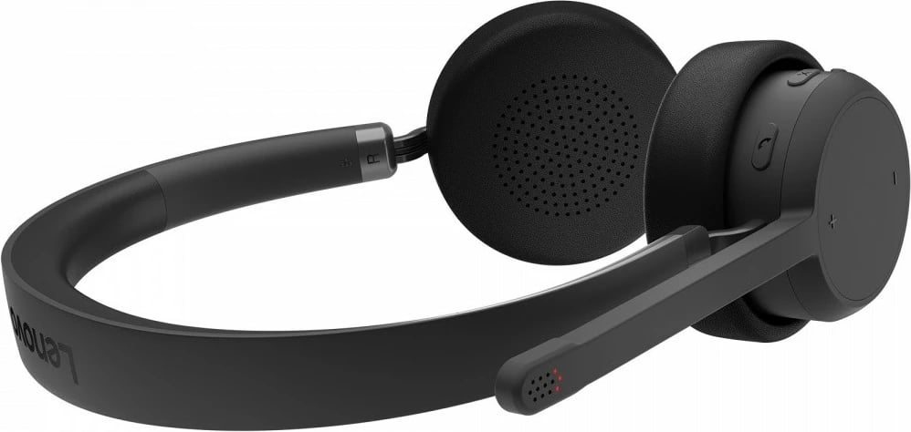 Kufje wireless Lenovo 4XD1Q30302, stereo, Bluetooth 5.3, mikrofon, e zezë