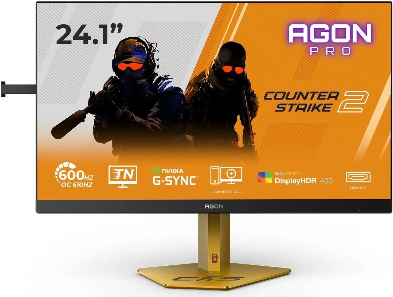Monitor gaming AOC AGON PRO CS24A, 24", 600Hz, Full HD, Ultra-Fast TN, i zi