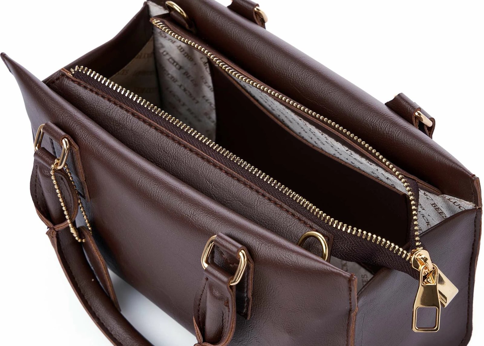 Çantë krahu Lucky Bees, Vivien, ngjyrë kafe