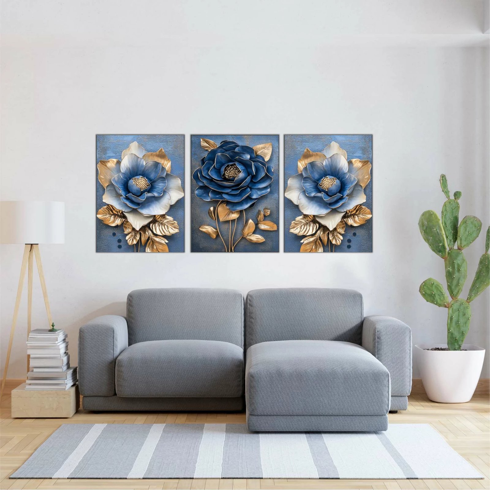 Pikturë dekorative MDF (3 copë), Wallity, shumëngjyrëshe, Mdf - 00106