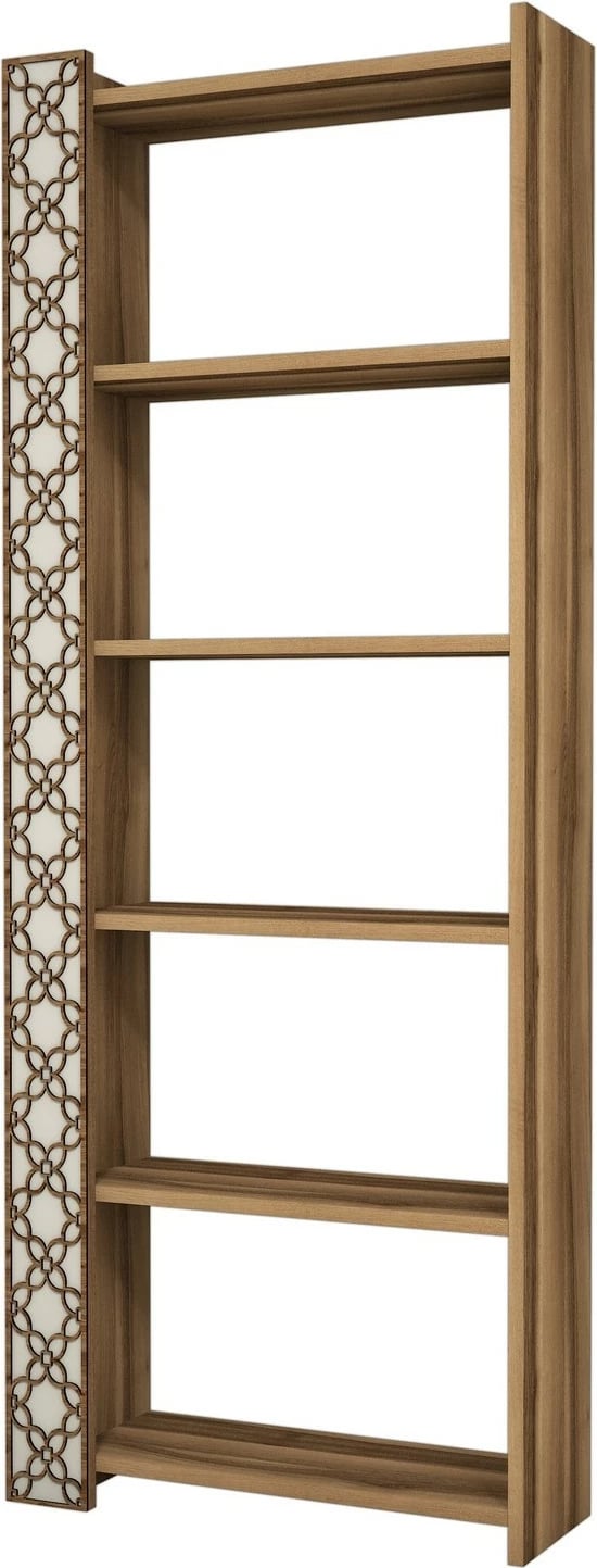 Raft librash Hanah Home, City, ngjyrë arre dhe krem