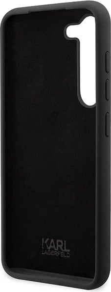 Mbështjellës Karl Lagerfeld Silicone Choupette për Samsung Galaxy S24+, i zi