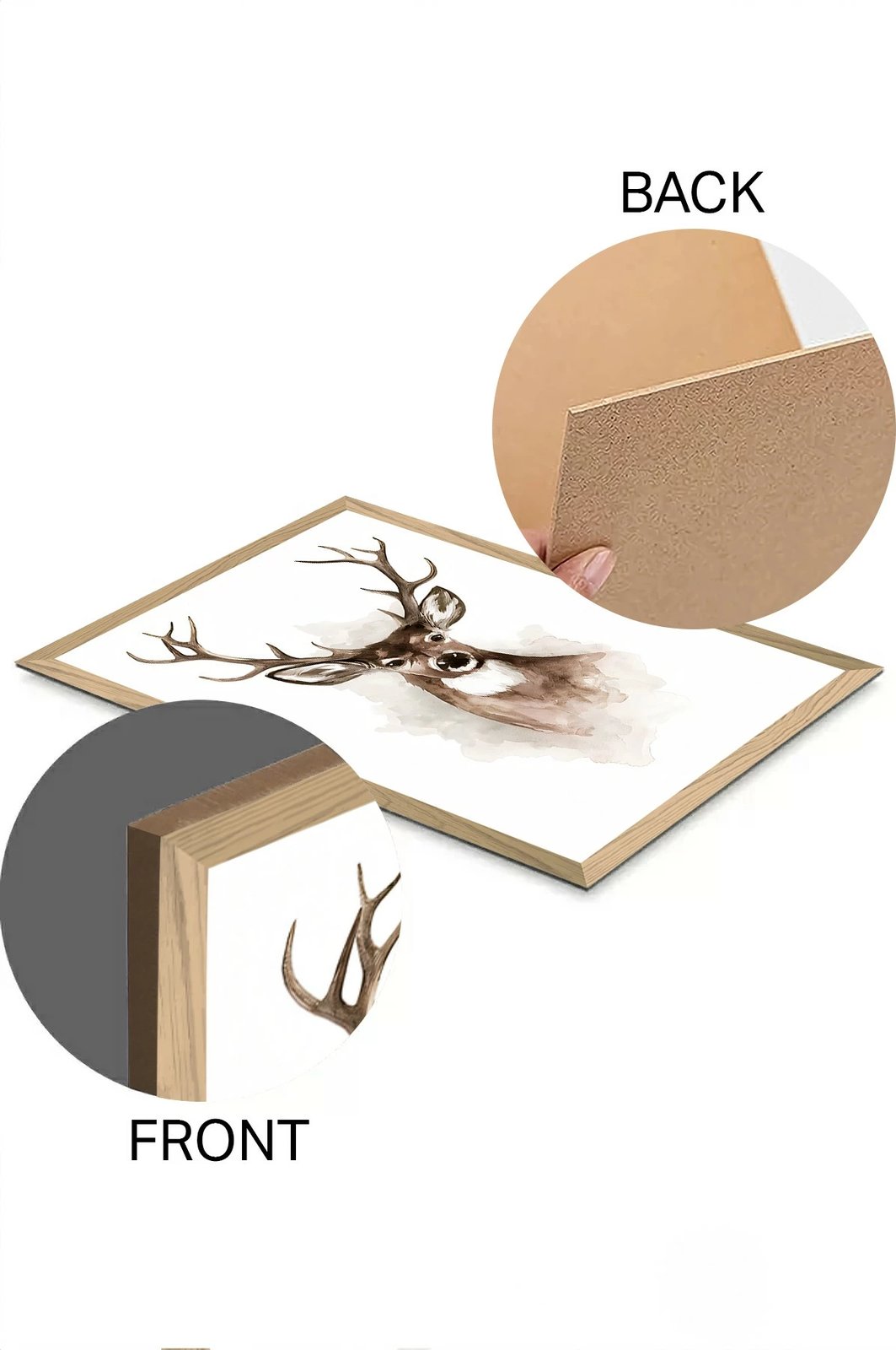 Pikturë dekorative për mur, Wallity, Tekhammdf104, shumëngjyrëshe, 33x48cm