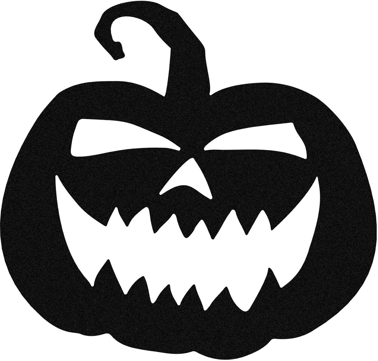 Aksesor dekorativ metalik për mur, Wallity, Halloween 14, ngjyrë e zezë, 53x50cm