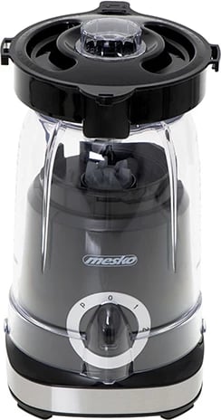 Blender, Mesko, MS 4079, 1.8L 1000W max 2 shpejtësi + Pulse, gotë plastike BPA-free, thikë inoksi 4-tejshme, e zezë Blender, Mesko, MS 4079, 1.8L 1000W max 2 shpejtësi + Pulse, gotë plastike BPA-free, thikë inoksi 4-tejshme, e zezë