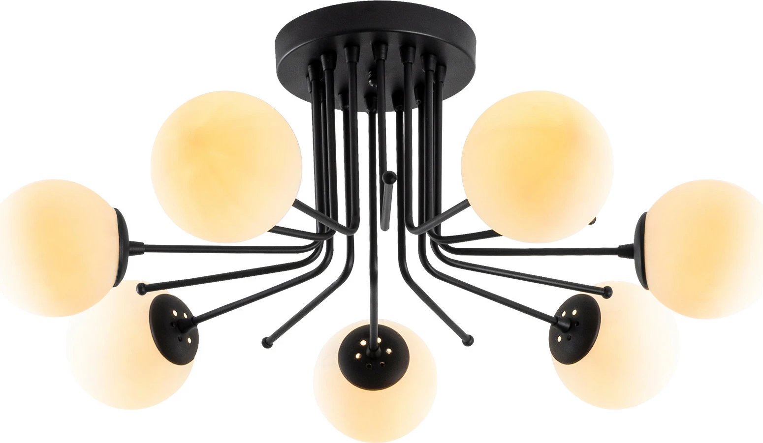 Llambë tavani Opviq, Daisy-147-AV, ngjyrë e zezë