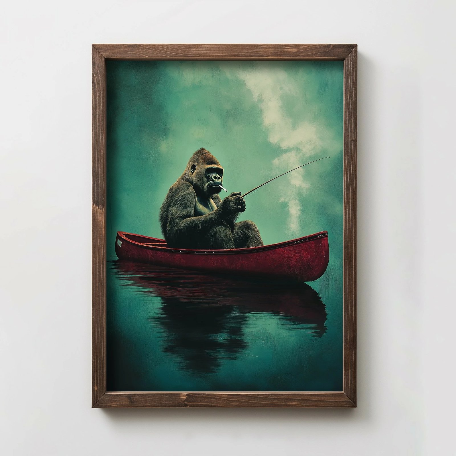 Pikturë dekorative me kornizë MDF, Wallity, TUN044-L, shumëngjyrëshe