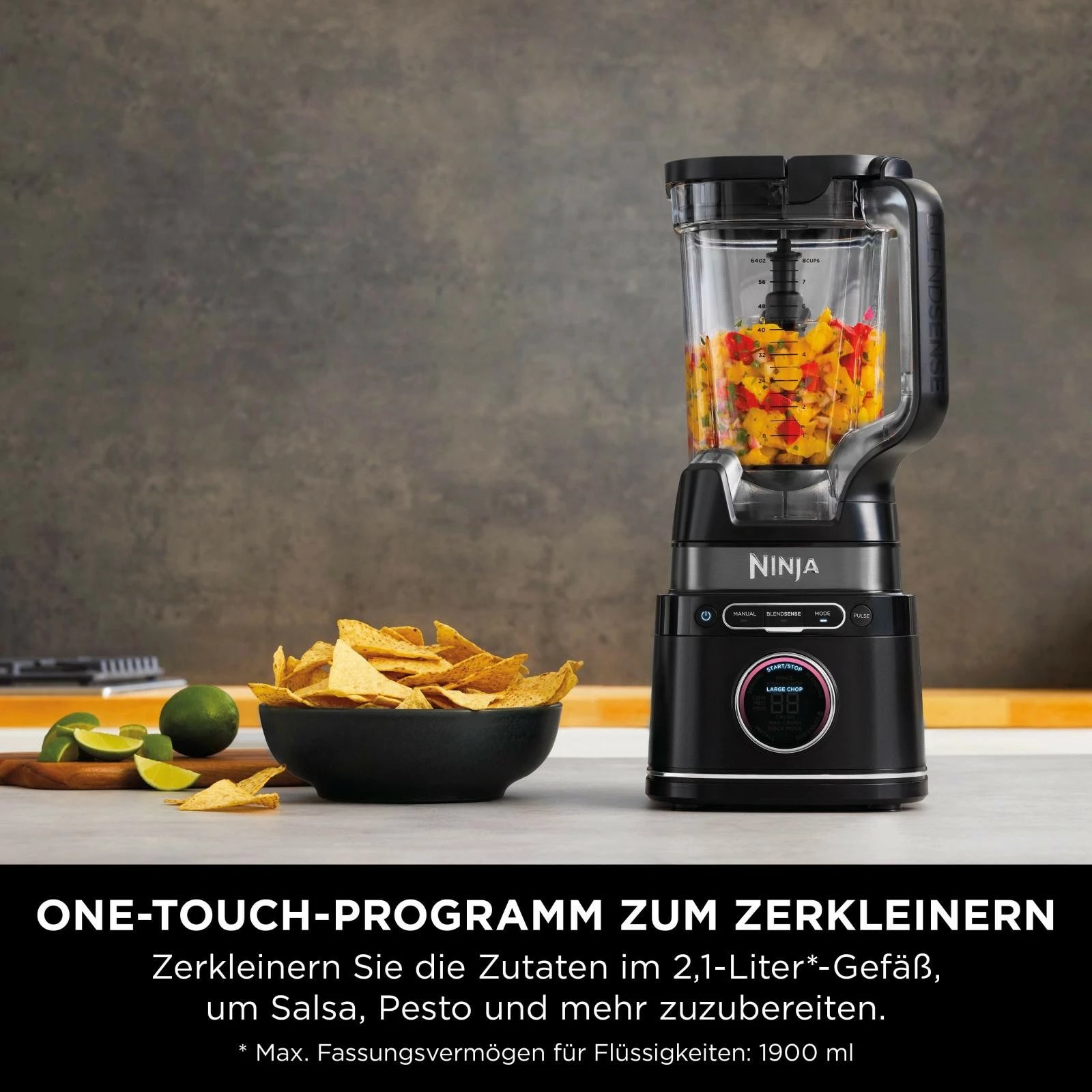 Blender Ninja Detect Power Mixer Pro, 2.1 L, 1200 W, Ngjyrë e zezë
