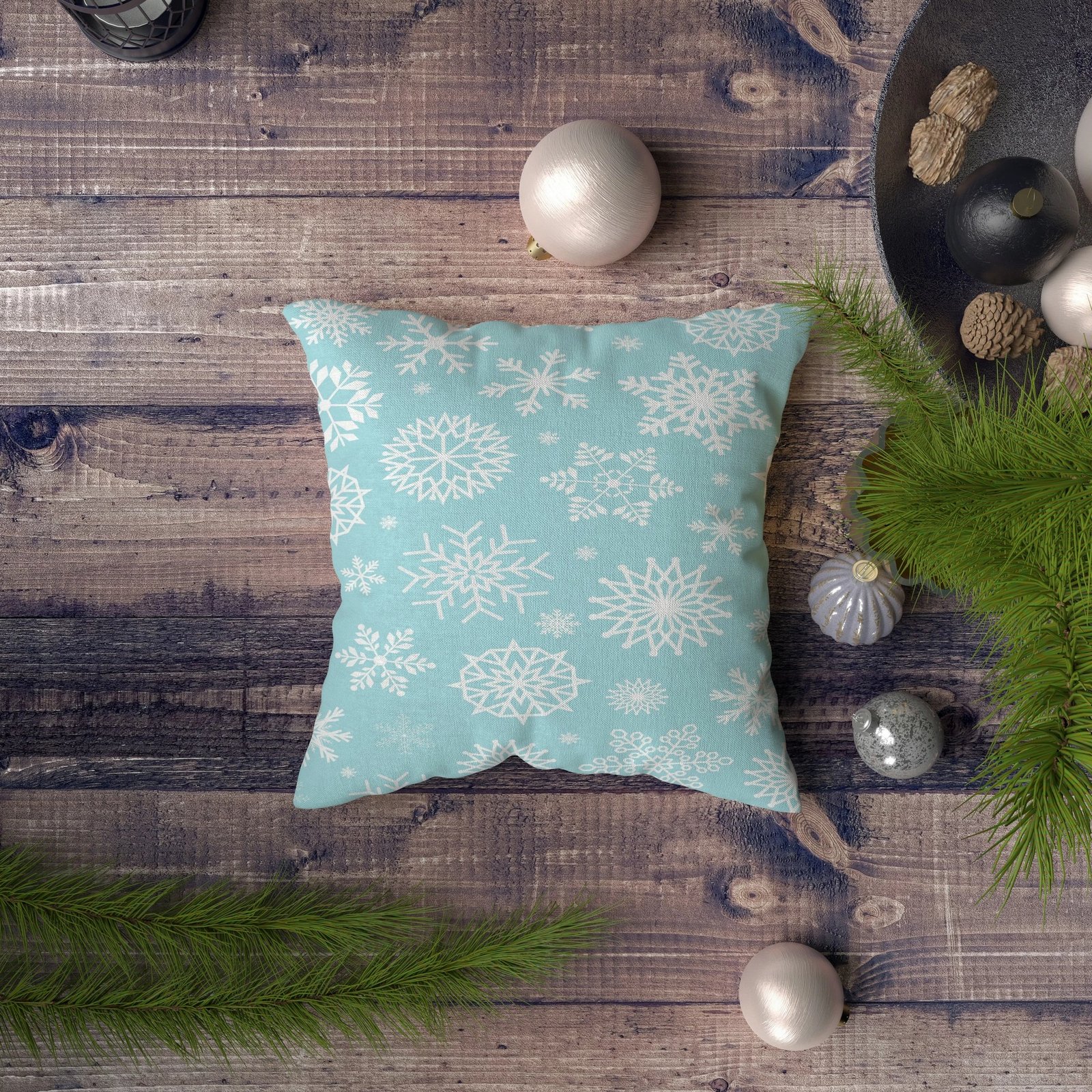 Jastëk dekorativ Aberto Design, NYXMAS119, shumëngjyrësh, 43x43cm