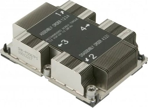 Heatsink Supermicro SNK-P0067PS, për Intel Xeon, 1U