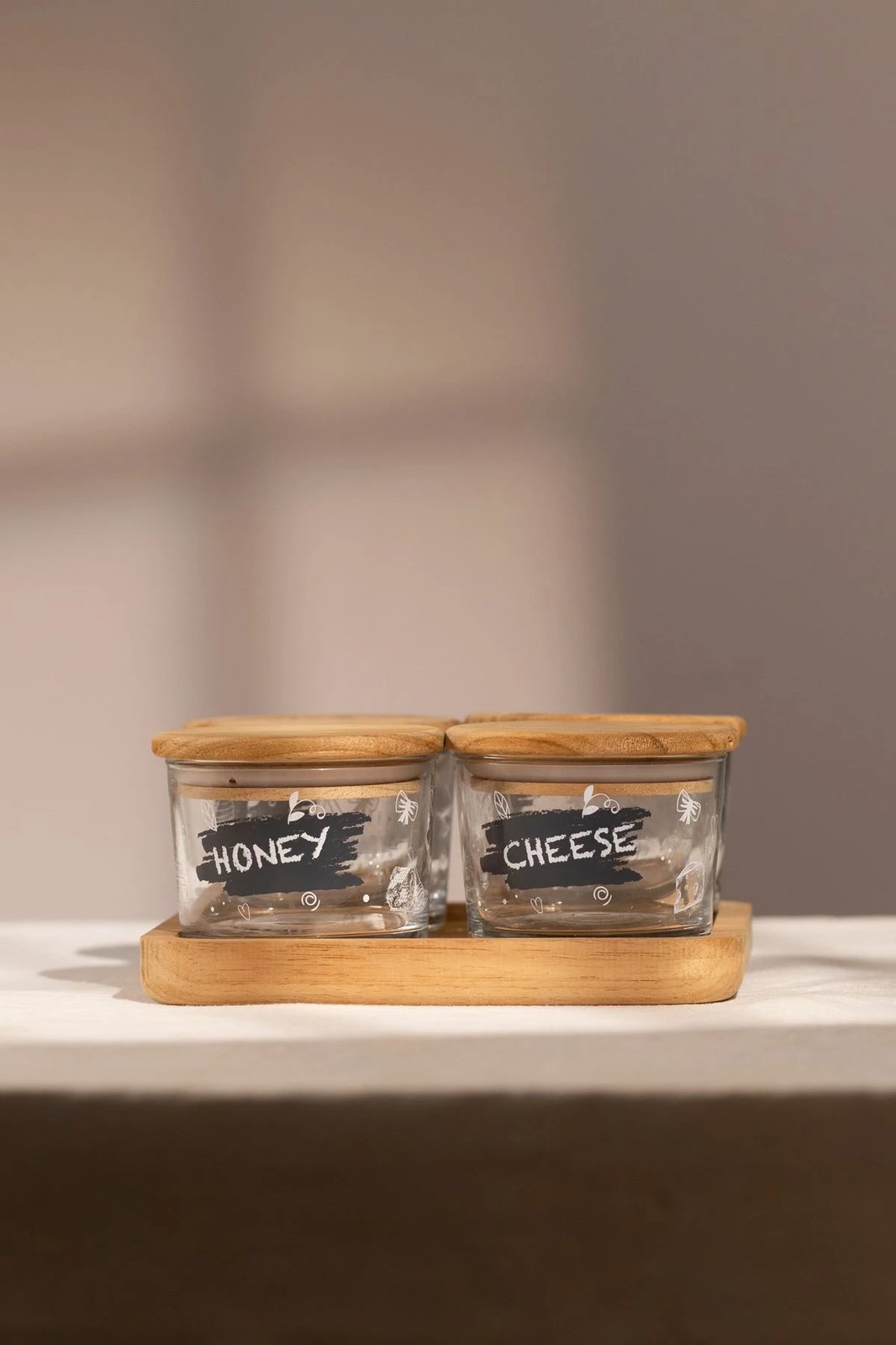 Set kuti për ruajtje (4 copë), Hermia Concept, Siena Bambu