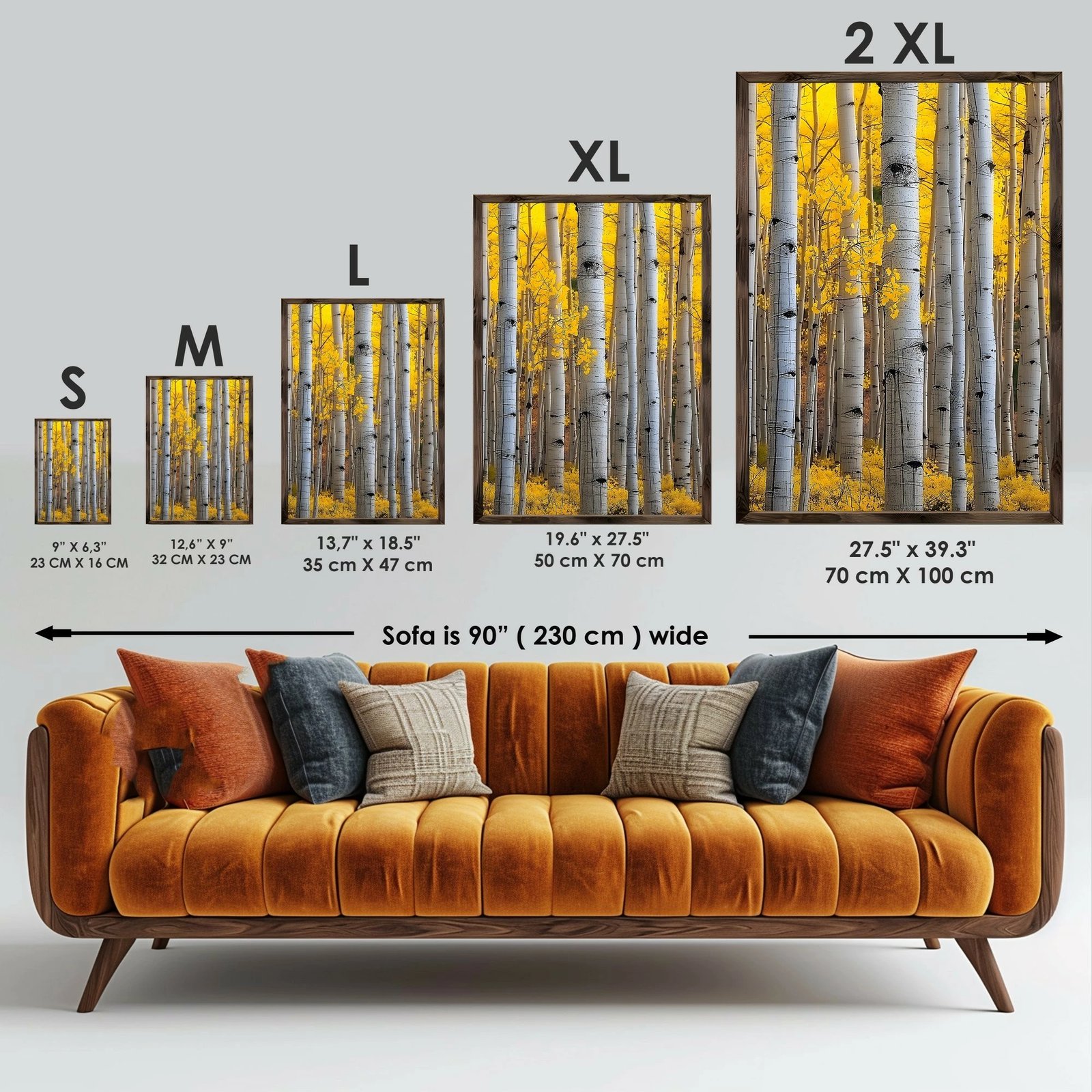 Pikturë dekorative me kornizë MDF, Wallity, GE199-L