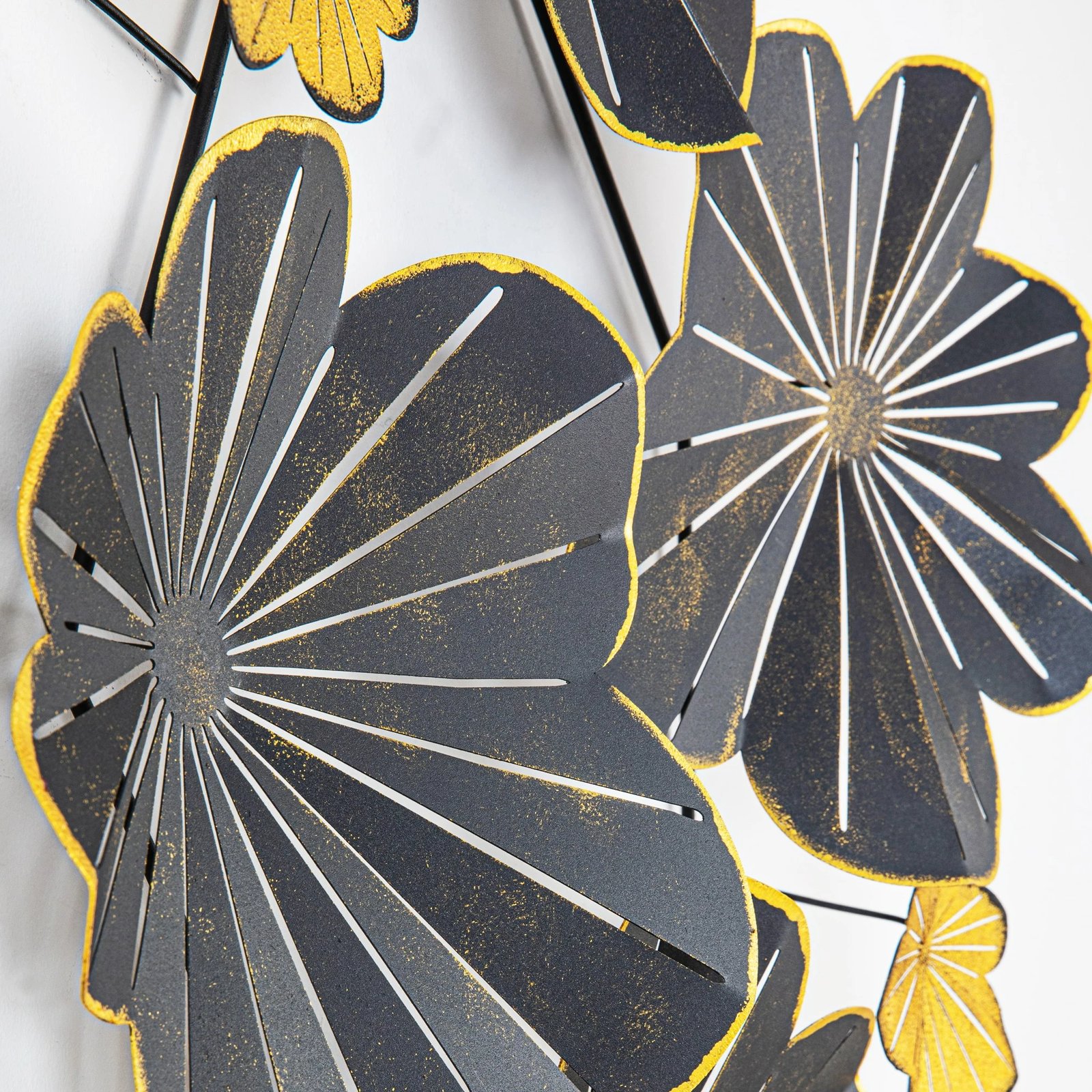 Aksesor dekorativ metalik për mur Wallity, Kadem, shumëngjyrësh