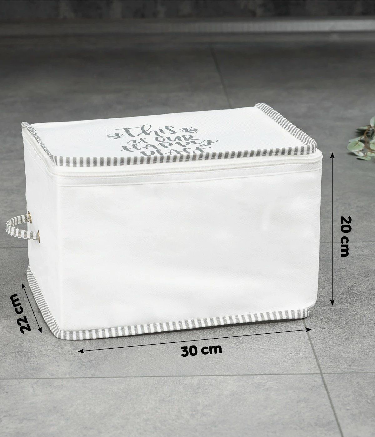 Shportë prej fëlti, ngjyrë e bardhë, Aberto Design, ALS-04201