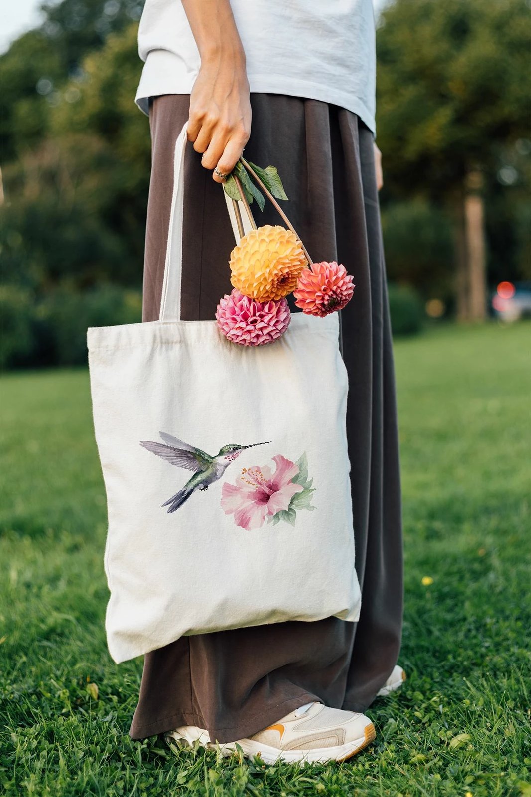 Çantë tote Zoozie Bags, model Tote 16, shumëngjyrëshe