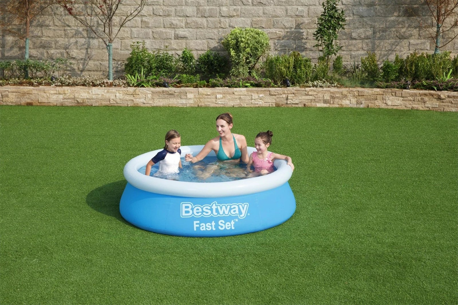 Pishinë e fryrë Bestway 57392, rrumbullakët, 940 L, kaltër