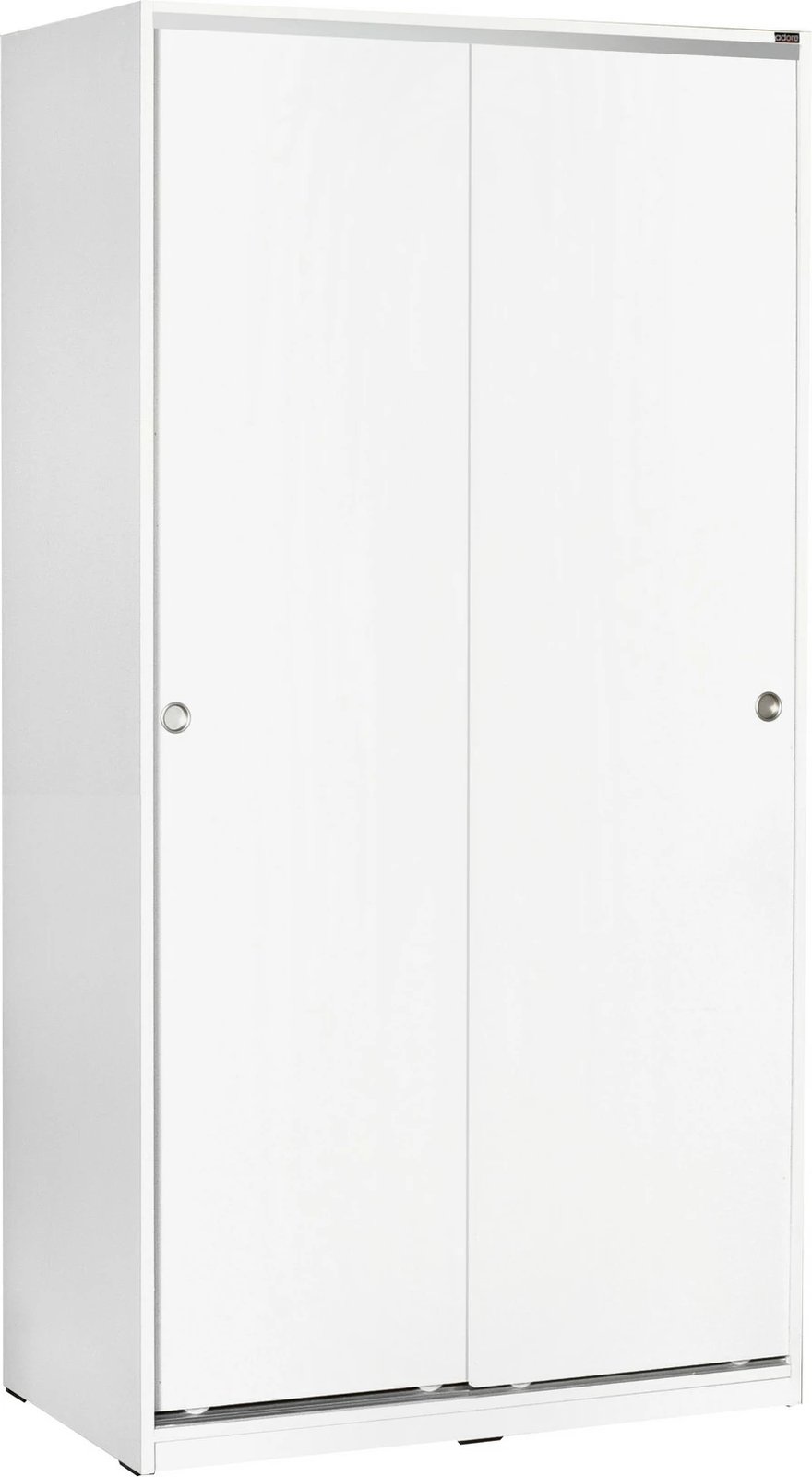 Dollap me dyer rrëshqitëse, ngjyrë e bardhë, Hanah Home, SWD-436-BB-2