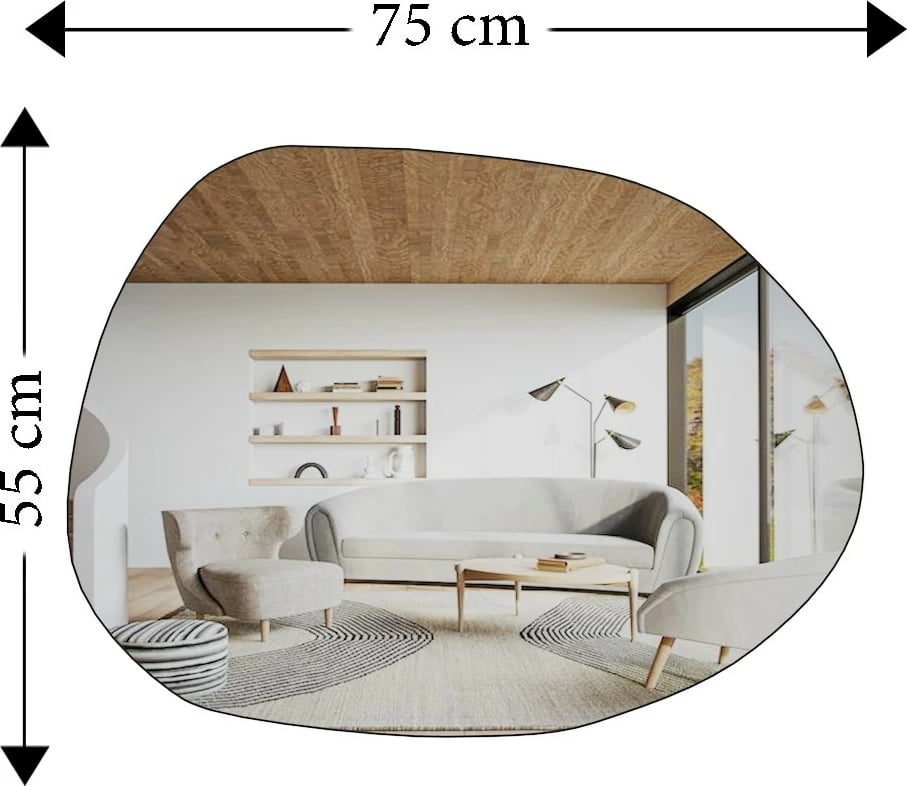 Pasqyrë Hanah Home, Liora, transparente