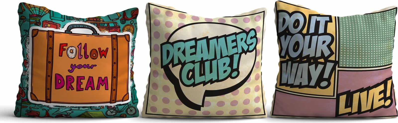 Set mbulesash për jastëkë (3 copë), Evila Originals, HMI-KIR-96