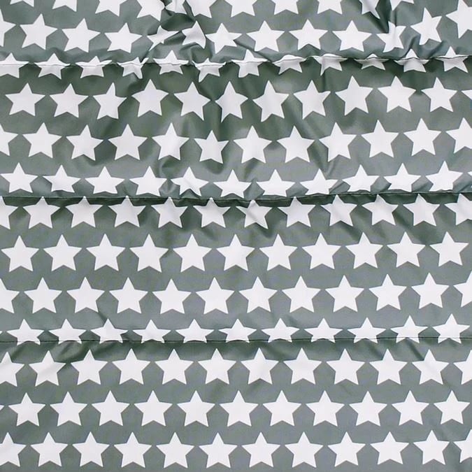 Thes gjumi për bebe për karrocë dhe karrige të veturës, BELISIMA Luxury Stars, 98x53 cm, astar fleece, prerje për rripa 5‑pikësh, kapuç me qime sintetike, gri me yje